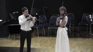 П.де Сарасате - «Наварра» для двух скрипок. Sarasate Navarra for Two Violins