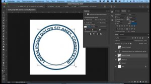 Как сделать текст вдоль пути в Фотошопе