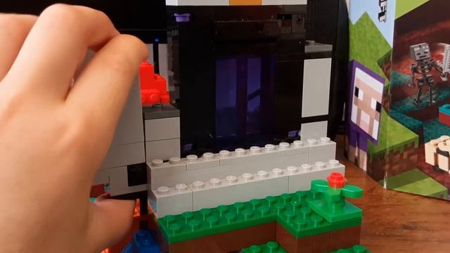 LEGO MINECRAFT "The ruined portal" 21172 смотреть онлайн