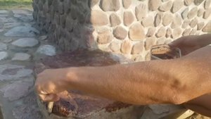 Восстанавление старого колодца своими руками .Обложил камнем колодец. Реставрация хутора