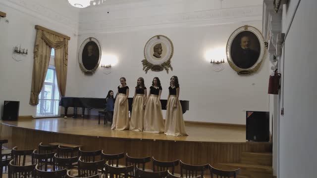 Г. Шютц Маленький духовный концерт. Вокальный ансамбль Кантабиле.mp4 смотреть онлайн