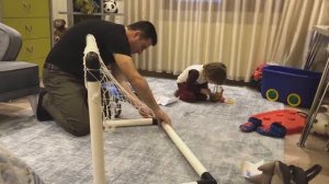 Установка футбольных ворот