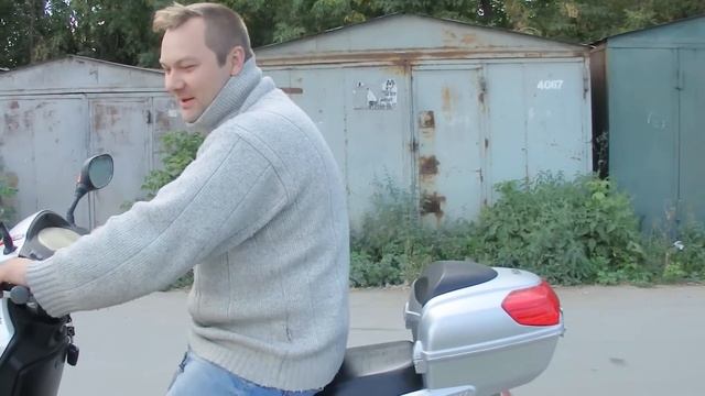 Тест драйв Электро скутера Санра S Китай. 800 Ватт 48в