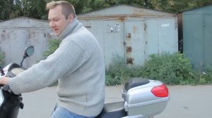 Тест драйв Электро скутера Санра S Китай. 800 Ватт 48в