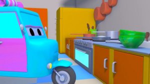 Круговой бампер! - Трансформер Карл в Автомобильный Город 🚚 ⍟ детский мультфильм