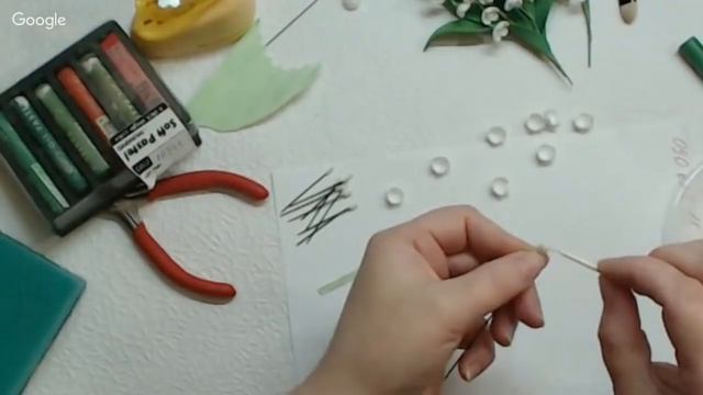 Мастер класс ландыши из фоамирана Master class lilies of the valley from foamiran смотреть онлайн