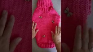 Декорируем свитер для французского бульдога!