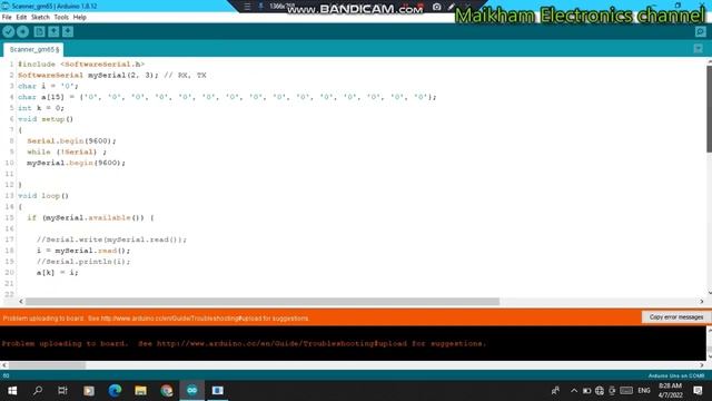 How to connect Arduino UNO and MH-ET LIVE Scanner V3 Barcode QR Code Module смотреть онлайн