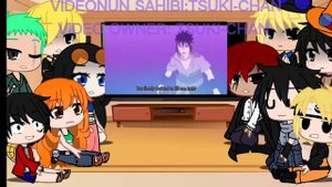 One Piece react to Naruto vs Sasuke Final Battle|+Naruto and Sasuke|Gacha Life/Clup|Tsuki-Chan~