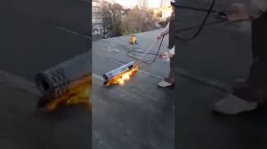 Профессиональное наплавление и гидроизоляция мягкой рулонной кровли.