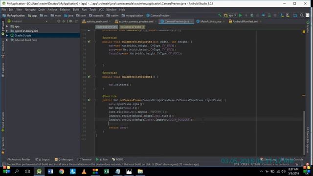 OpenCV with Android Studio Part 6 (Convert image to Canny Edges Or Edge Detection)
