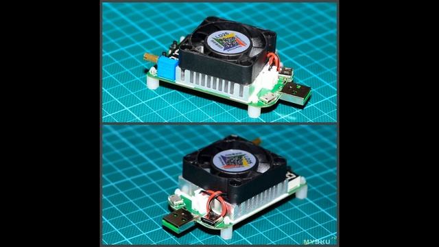 Самодостаточная электронная USB нагрузка LD25 с активным охлаждением. | #Обзор смотреть онлайн