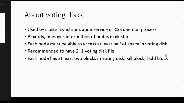 Oracle RAC(real application clusters) fundamentals Pt 2 parameters, common errors, voting disks