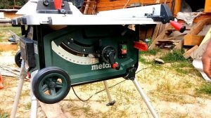 Обзор Metabo TS 254 (циркулярный станок)