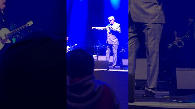 MADNESS IN COLOGNE: Suggs with a clear warning to my son.