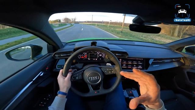 2022 Audi RS3 Sportback 8Y 288km/h REVIEW on Autobahn by AutoTopNL смотреть онлайн