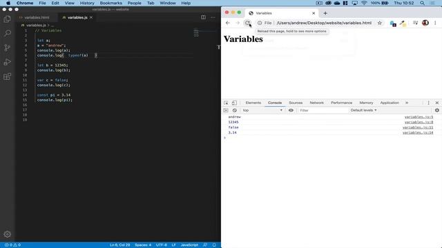 Finding datatype in JAVASCRIPT