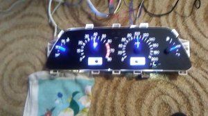 Авто тест приборной панели ВАЗ 2114