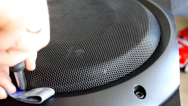 How To EASY Remove Logitech Subwoofer Grill And Clean DIRTY Speaker
