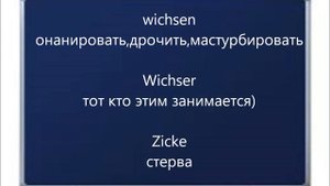 Ругаемся.Немецкий язык.Немецкий мат.Ненормативная лексика
