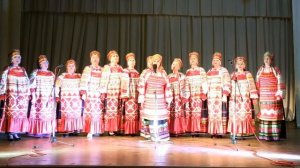 Народный хор сельского Дома культуры села Ленинское - русская народная песня "Земляниченька"