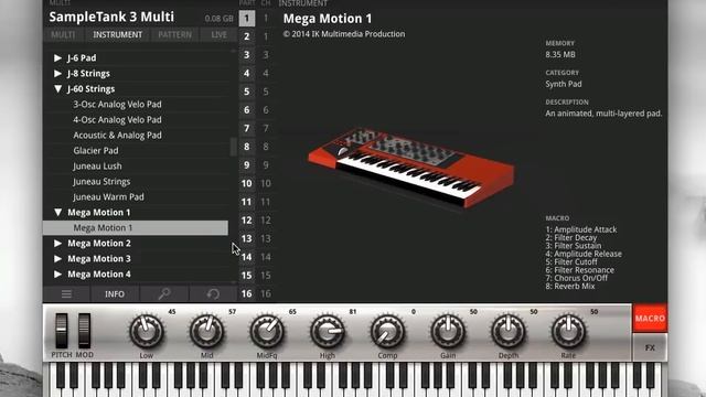 SampleTank 3 Tutorial 2 - The PLAY Page: Instruments and Multis смотреть онлайн