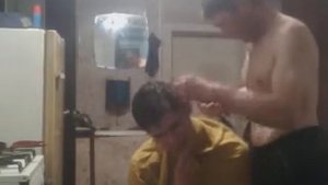 Стрижка бараньими ножницами