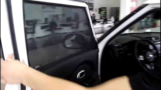 Автошторки Laitovo Magnet установка на Kia Soul (2013 - 2016) смотреть онлайн