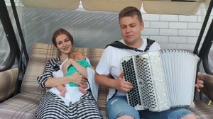 Спи, мой сыночек родной! Колыбельная! Баянист Андрей Данской и Полина Полякова!