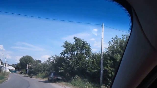 Так выглядит улица. Едем с участка. смотреть онлайн