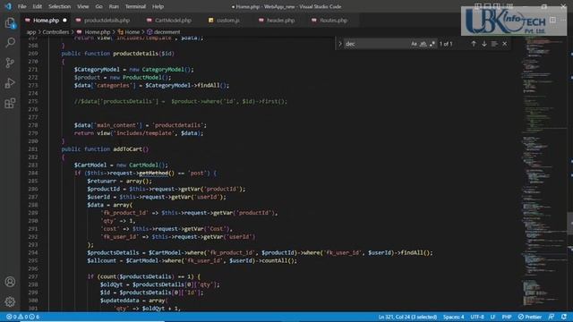 Codeigniter Shopping Cart Ajax validation and cart Count Dynamic|codeigniter 4 tutorial for beginne
