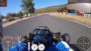 KZ2 Karting @ Kerpen 19-08-2018 DualCam with DATA OVERLAY (Speed, RPM, G-FORCE + Temperatures)