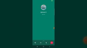 Incoming Screen Call WhatsApp Samsung Galaxy S20+ Android 12 Green Alien