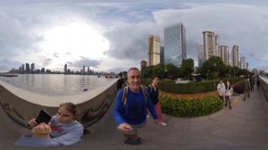 Китай 360. Набережная района Пудун. Одно из лучших мест для прогулок в Шанхае