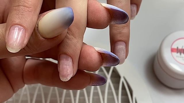 Ногтям 6 недель | Клиент сама себе напилила ??♀️| Выдуваю крутой дизайн? смотреть онлайн