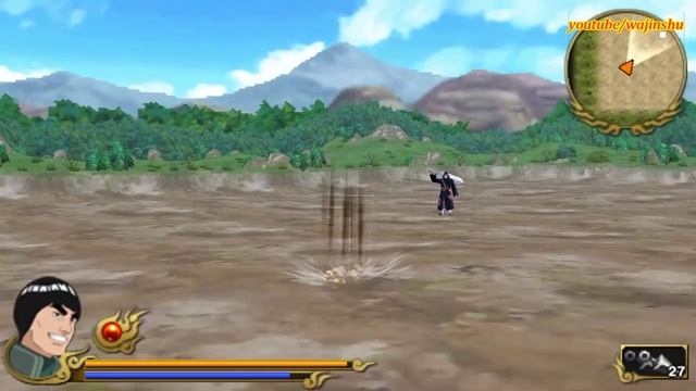 Naruto Shippuden Legends Akatsuki Rising Walkthrough Part 15 Guy vs Kisame Boss Fight 60 FPS