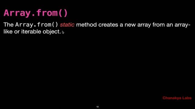 JavaScript: Array methods 1 смотреть онлайн
