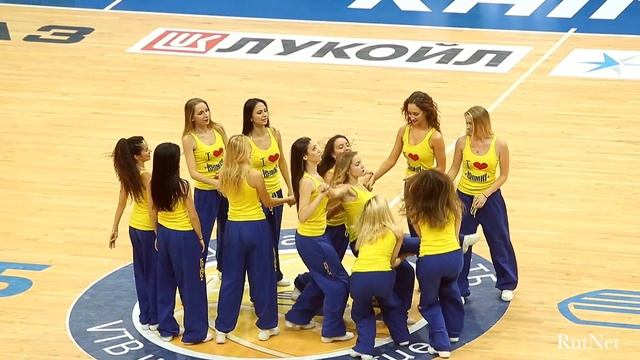 Группа поддержки 3 на БК Химки - БК Нижний Новгород (20.11.16) / Khimki dance team