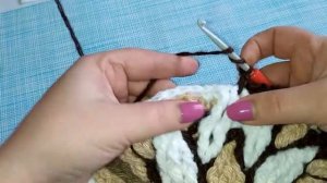 Вяжем крючком супер ковер МАЙ по МК Евгении Тыченко часть 8