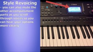 Yamaha PSR-E473 & PSR-EW425: Style Revoicing