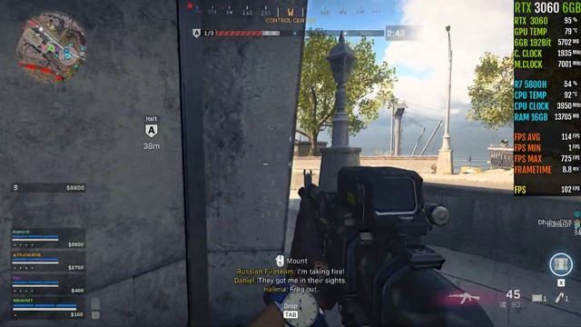 Call of Duty Warzone - RTX 3060 Laptop - Ryzen 7 5800H - Lenovo Legion 5 - 1080p смотреть онлайн