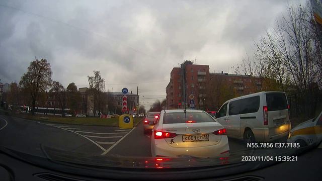Driving in Moscow city: Красносельский - Метрогородок - Некрасовка 04/11/2020 (timelapse 4x) смотреть онлайн