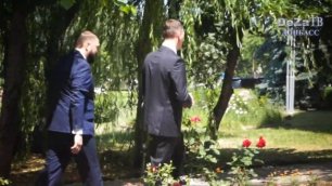 Игорь Захаревич и Михаил Дегтярёв возложили цветы к монументу Дебальцевская операция
