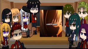 Characters react to Ayanokoji Kiyotaka | PART 2 | COTE | GCRV