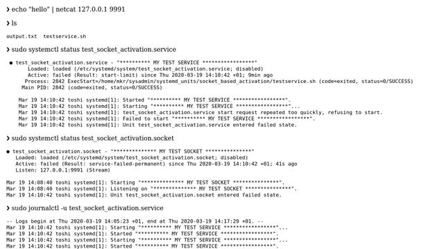 Systemd socket-based-activation service fails due to "start request repeated too quickly" смотреть онлайн