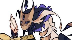 Urzuk writing on his notebook | lazy meme | Creatures of Sonaria