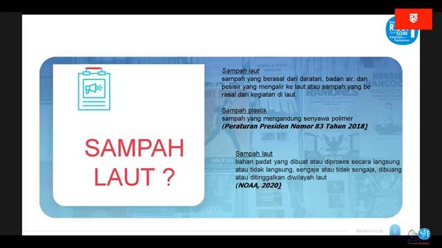 Seminar Online LRSDKP : "SAMPAH LAUT INDONESIA: Riset dan Kebijakan Penanganan Sampah Laut Indonesi смотреть онлайн