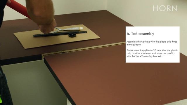 HORN Academy - Installation HORN Laminate and Linoleum countertop смотреть онлайн