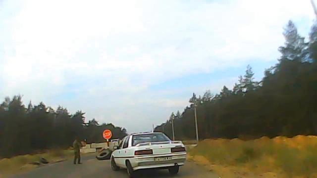 Дорога с Рубежное в Северодонецк через мост в Щедрищево. смотреть онлайн