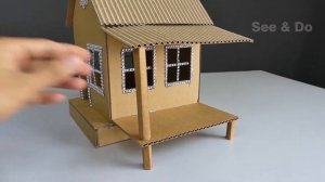 Как сделать красивый дом из картона - Дом мечты # 10